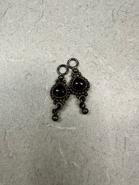 Doug Paulus Sterling Silver 925 Rhodolite Garnet Anniversary Pendant Charms set